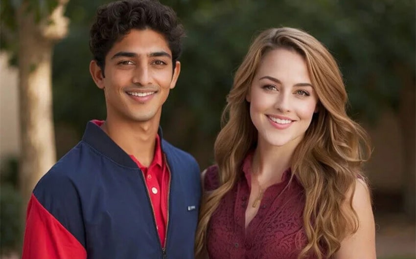 Kase Abusharkh and Amy Berry